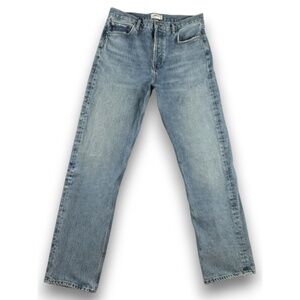 AGOLDE High Waisted Straight Leg Washed Denim Jeans – Size 29